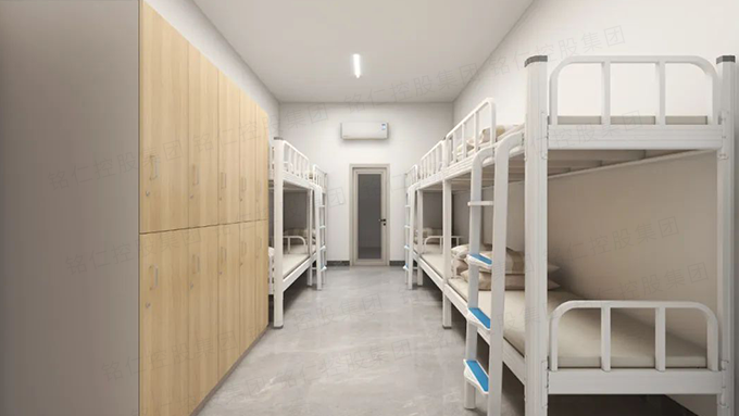 湖南大学生宿舍铁架床