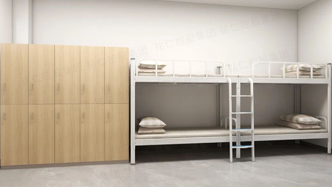 湖南大学生宿舍铁架床