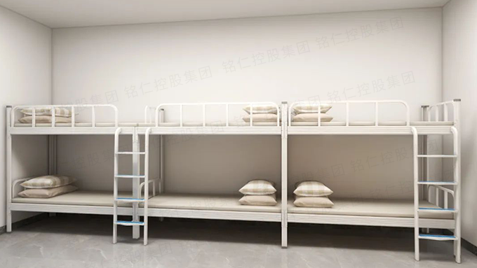 湖南大学生宿舍铁架床