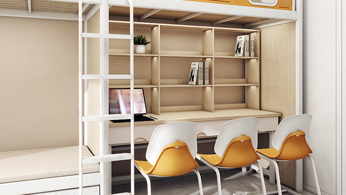 湖南员工宿舍双层铁架床