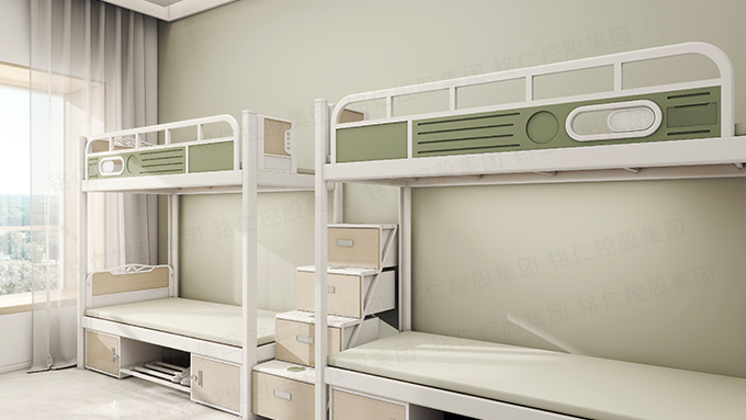 长沙员工宿舍上下铺钢架床