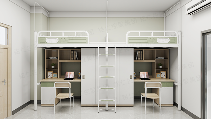 湖南员工宿舍公寓钢架床