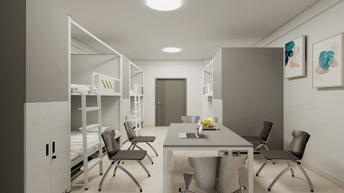 长沙宿舍公寓上下铺铁架床布局图